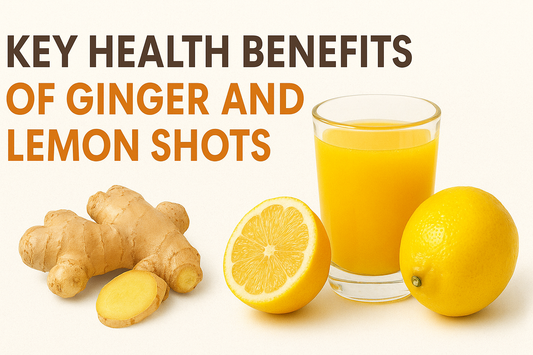 Key Health Benefits of Ginger and Lemon Shots